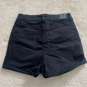 Women's Black Denim Shorts